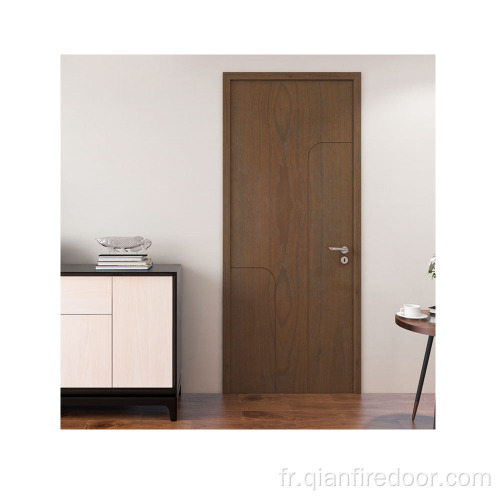 conceptions de portes de chambre en bois intérieur porte en bois massif